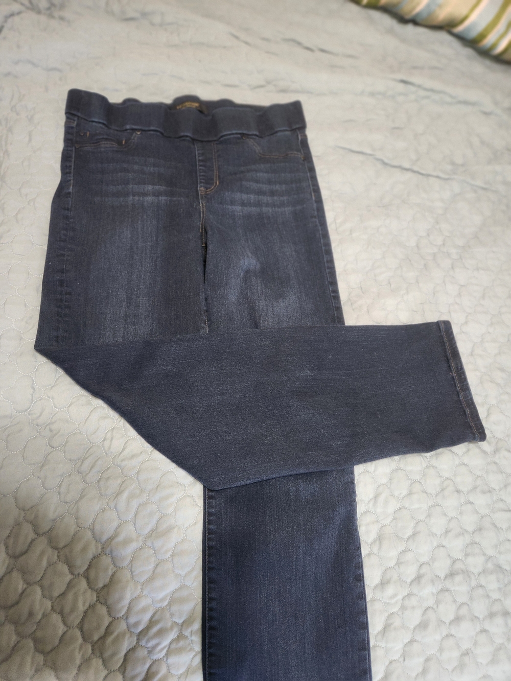 Womens 14/32 Liverpool  Dark Indigo Stretch Jeans - Classic Slim Fit